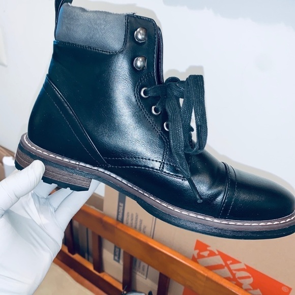 Goodfellows Men's Jeffrey Cap Toe Boots. - Picture 6 of 14